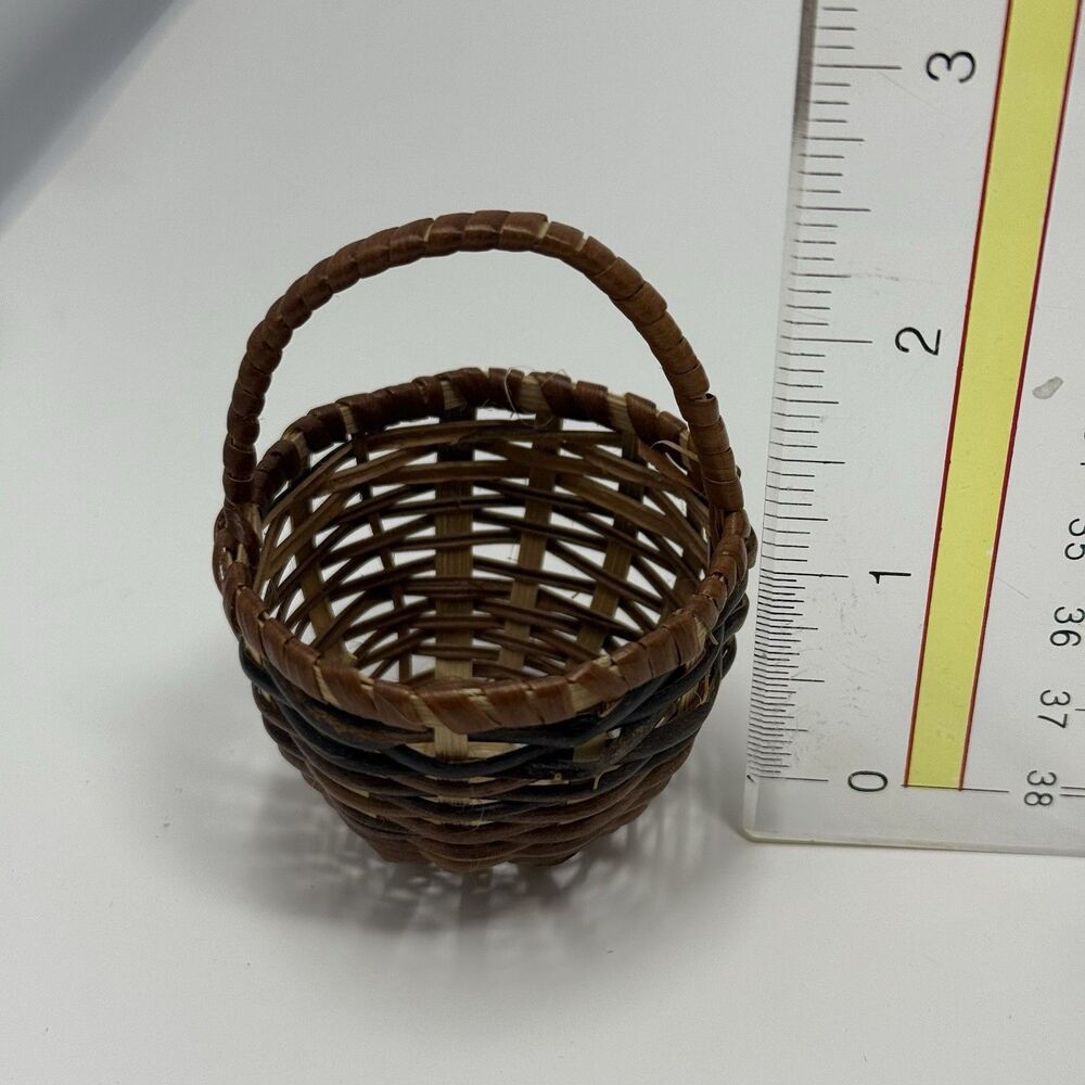 Set of 20 Mini Rattan Baskets | Handmade Woven Boho Decor - Picture 11 of 11